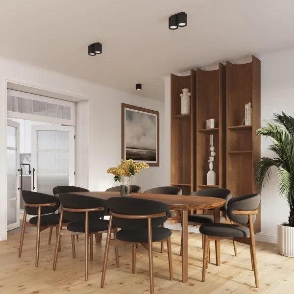 Sollux SL.1785 - AURA spotlámpa 2xGU10/10W/230V fekete