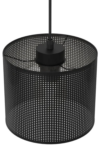 Csillár zsinóron LOFT SHADE 5xE27/60W/230V fekete