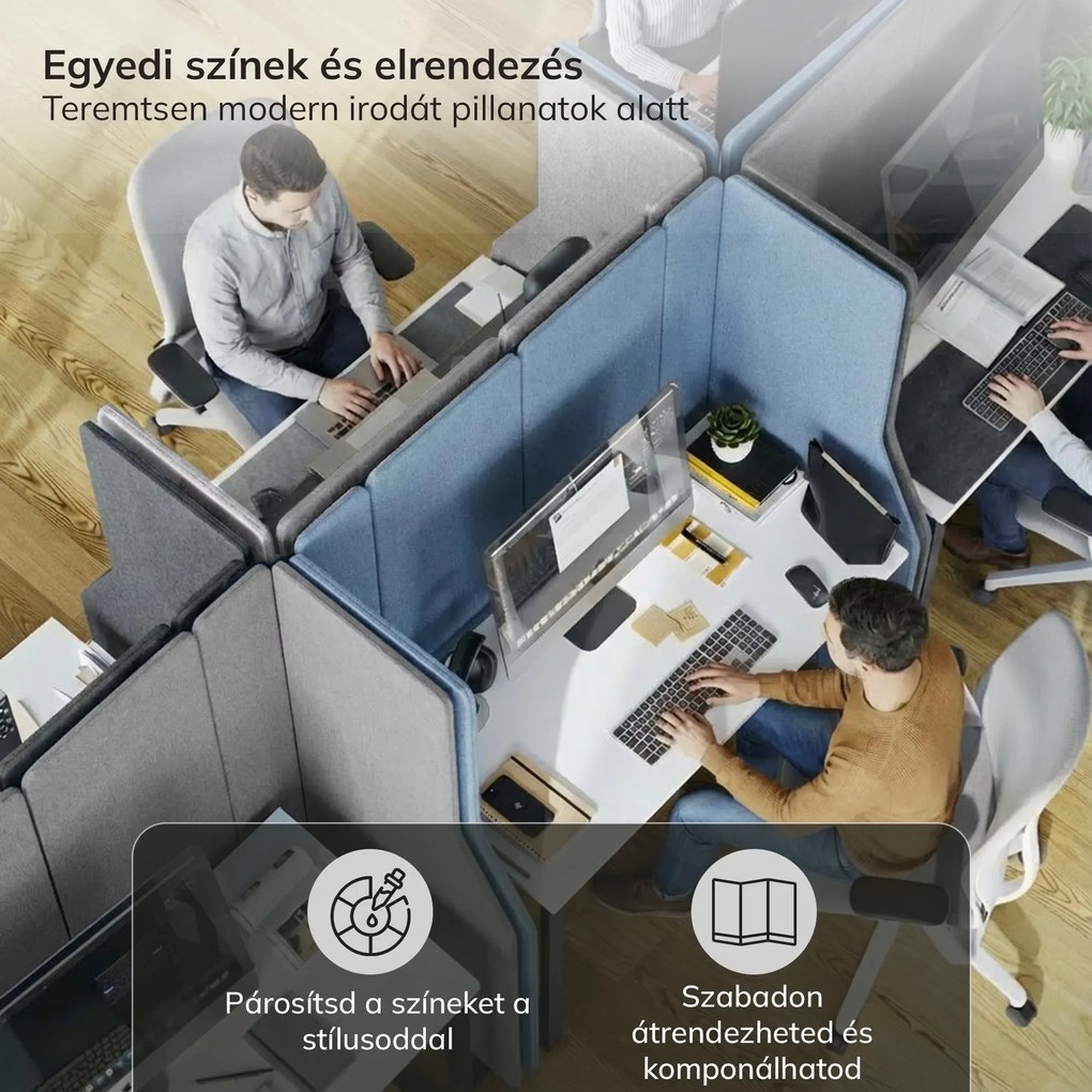 akusztikus falpanel SADIE Frozen Lake 280/145 cm