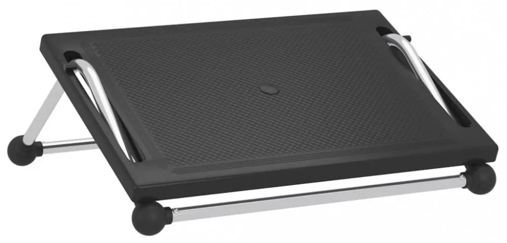 fekete lábtámasz 45 x 40 x 13,5 cm