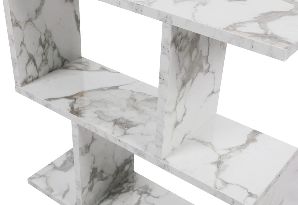 Kis asztal Life - Fehér, Marble