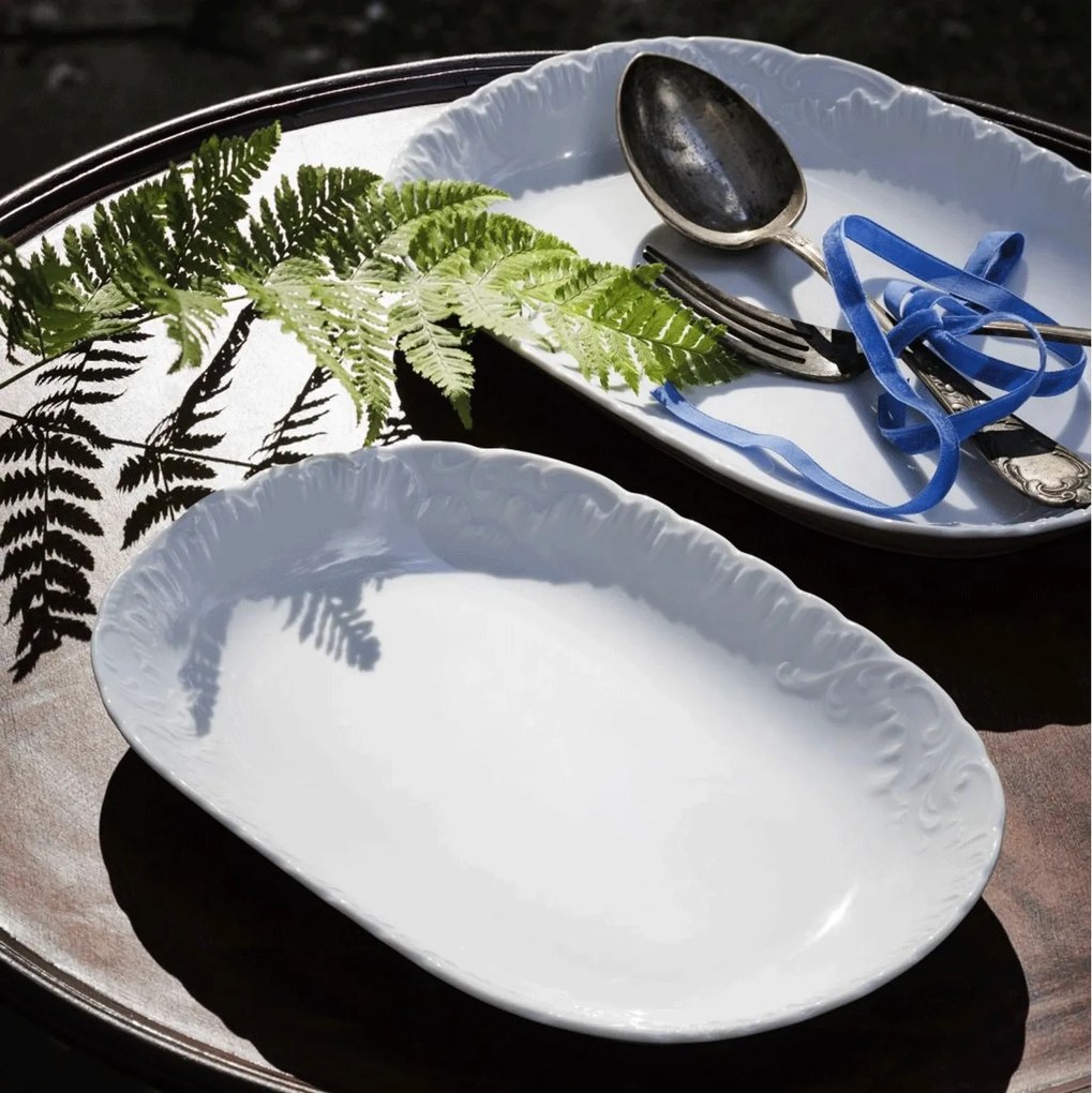 Ovális tál 29 cm Rococo Maria Molnár