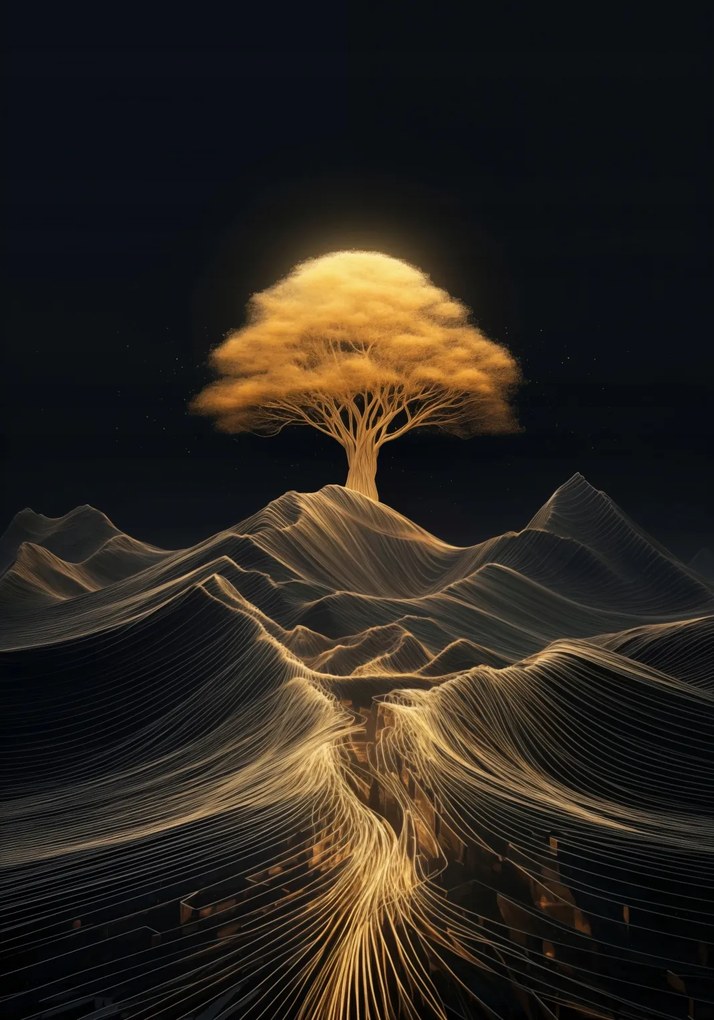 Poszter 70x100cm Energiafa