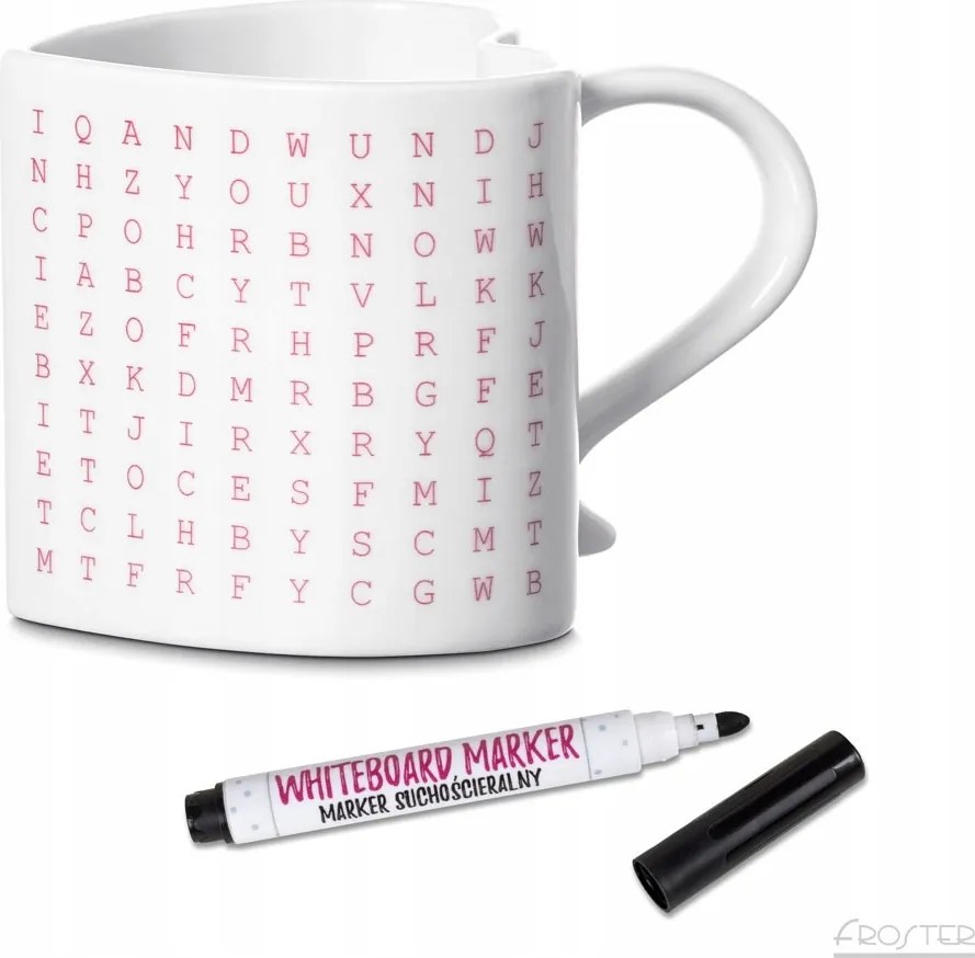 Bögre Rajzoló szív rejtett üzenet Akció!