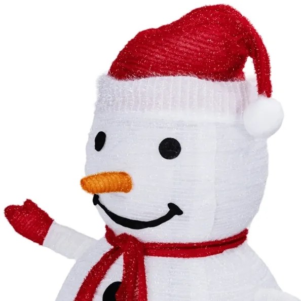 Aigostar - karácsonyi kültéri LED dekoráció 50xLED/3xAA 0,7m IP44 hóember