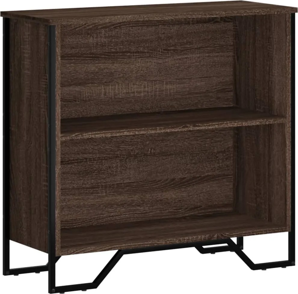 vidaXL barna tölgy színű szerelt fa könyvszekrény 80 x 31 x 74,5 cm