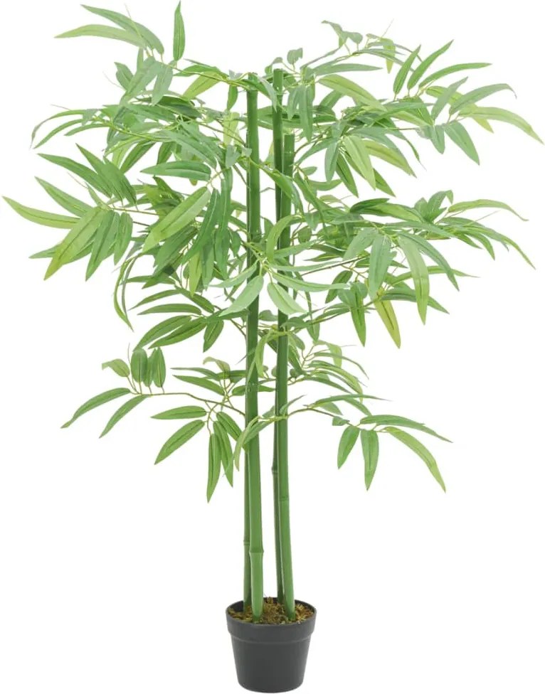 vidaXL zöld mű bambuszfa 384 levéllel 120 cm