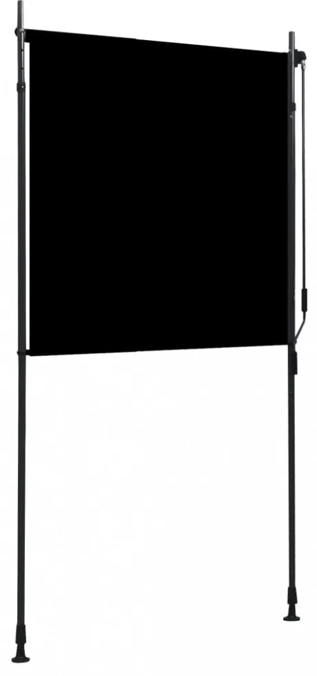 antracitszürke kültéri roló 120 x 270 cm