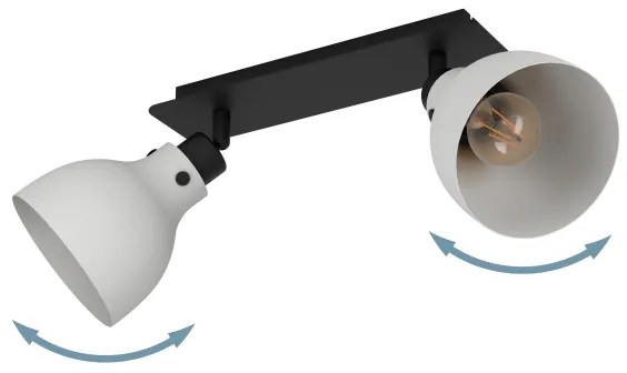 Eglo 43828 - Spotlámpa MATLOCK 2xE27/40W/230V