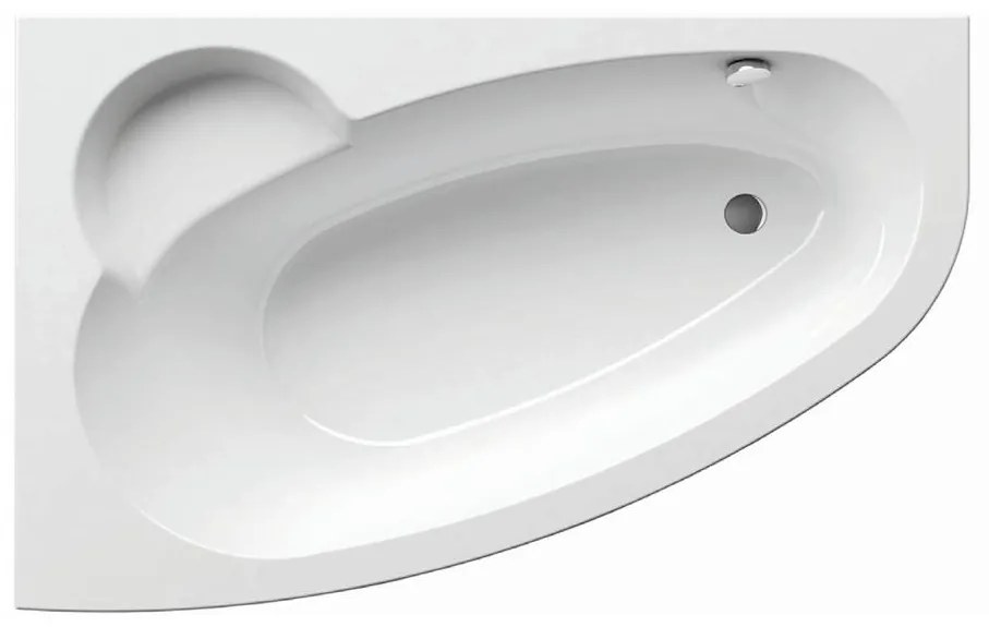 Ravak C461000000 - ASYMMETRIC sarokkád 160x105 cm akril/fehér