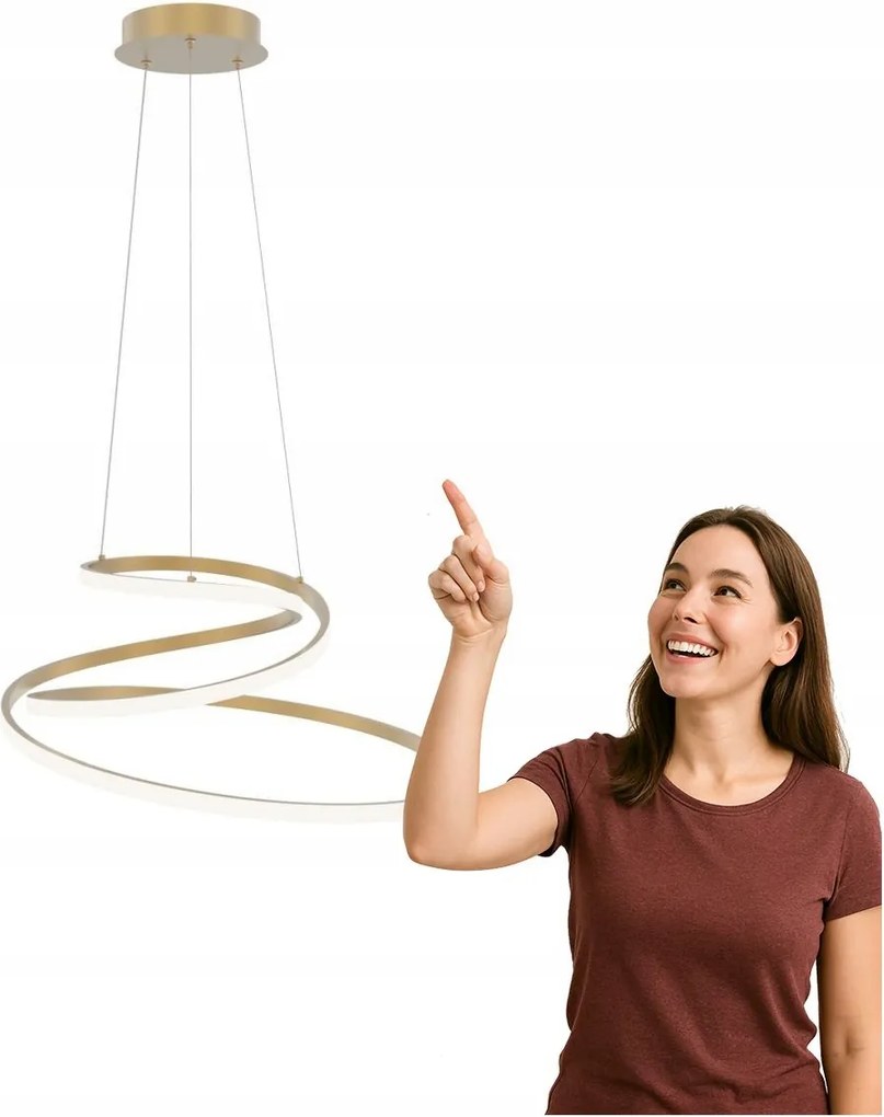 Led függőlámpa 60W Lorila PND-2168-M-GD Italux