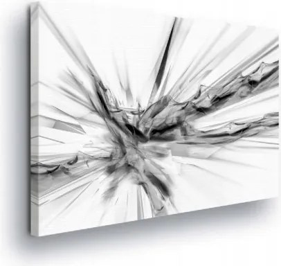Vászonkép 100x75 Robbanás Impulzus Energia Mozgás Dinamika Töredezettség Absztrakt