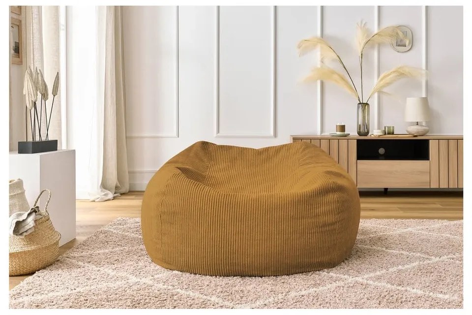 Mustársárga ülőzsák Voltaire – Bobochic Paris