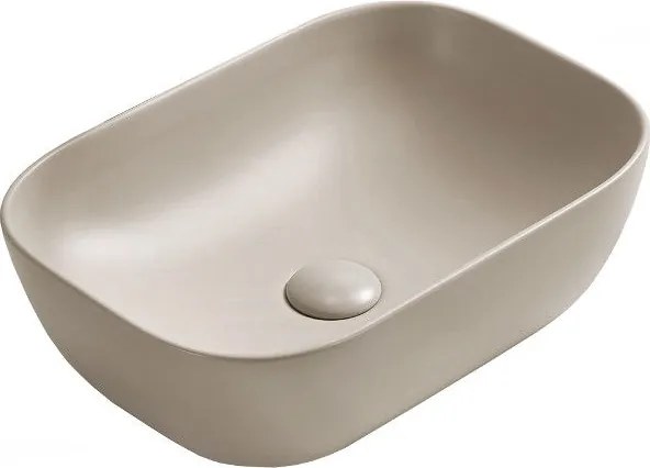 Mexen Rita mosdó felső szereléshez 45 x 32 cm, bézs matt - 21084566
