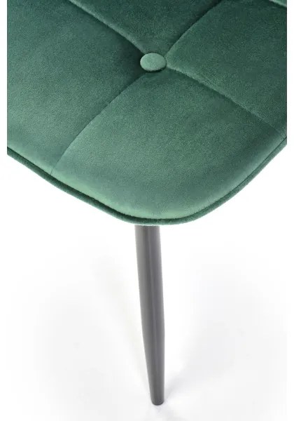 Étkezőszék KINDREL 1 db sötétzöld