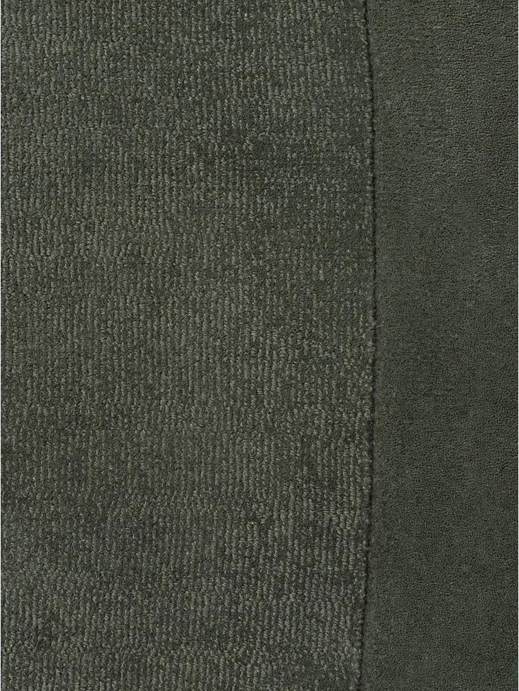 Sötétzöld kézi szövésű gyapjúkeverék kerek szőnyeg ø 160 cm Kari Organic – Villeroy&amp;Boch