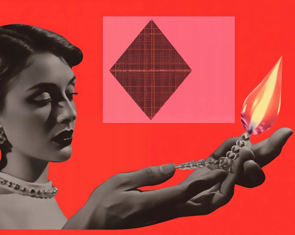 Poszter 76x60,5cm Kiégett valóság