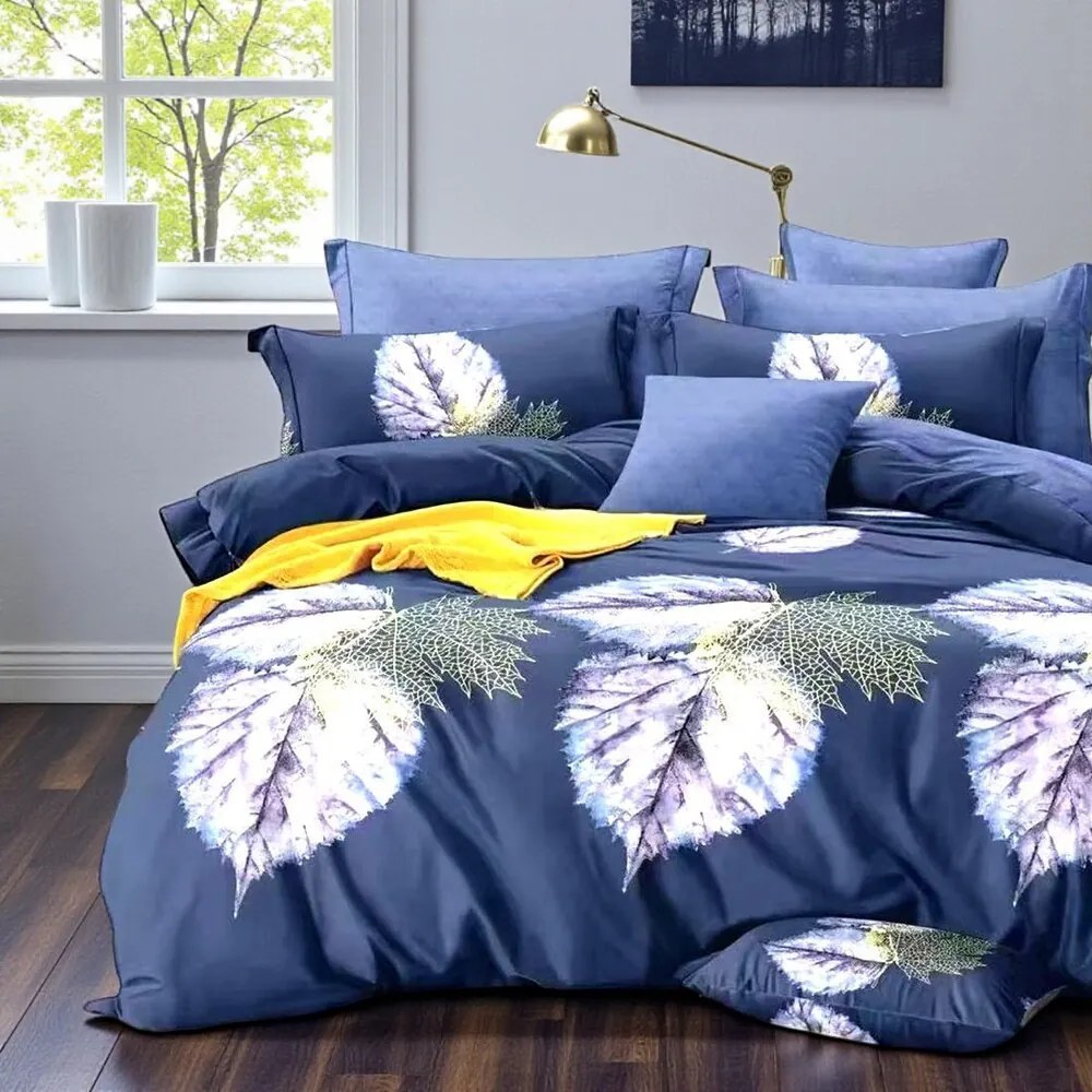 Pamut ágynemű Homa TELIAN BLUE 7 részes 140X200 cm