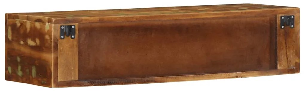 tömör újrahasznosított falra szerelhető TV-szekrény 80x30x19 cm