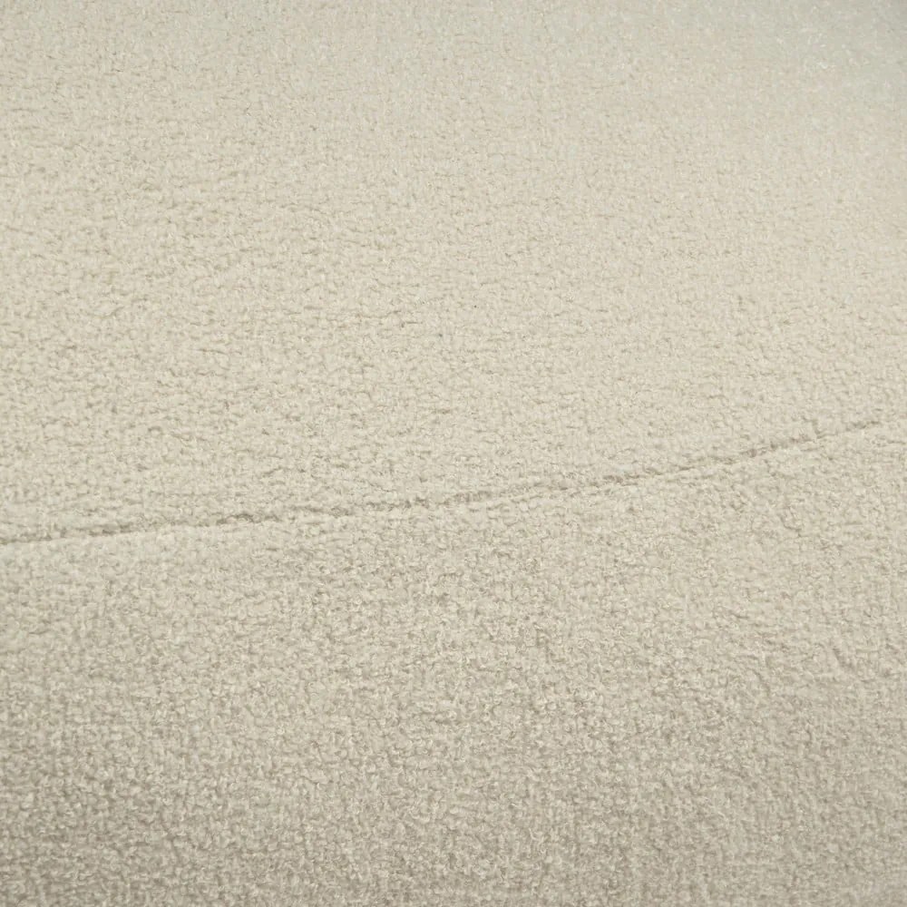 Krémszínű buklé babzsákfotel Snug 100 – SLOWDOWN