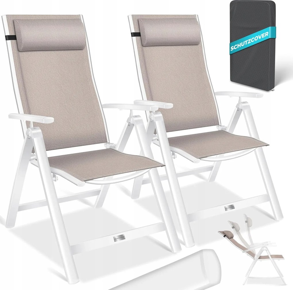 Kerti szék Kesser alumínium bézs