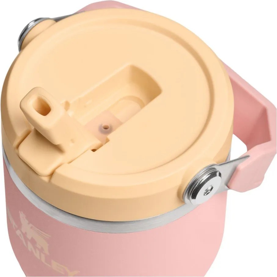 Barackszínű rozsdamentes acél termosz 600 ml IceFlow™ Flip Straw 2.0 Tumbler Peach Rose – Stanley