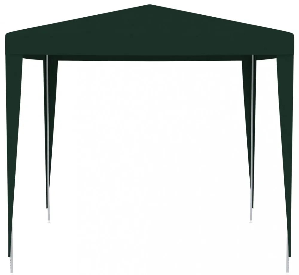 zöld rendezvénysátor 2,5 x 2,5 m 90 g/m²