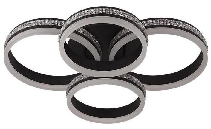 LED fényerőszabályozható felületre szerelhető csillár LED/150W/230V 3000-6500K + távirányító