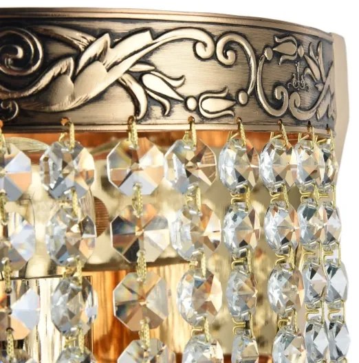 Maytoni DIA890-WL-01-G - Fali lámpa PALACE 1xE27/60W/230V