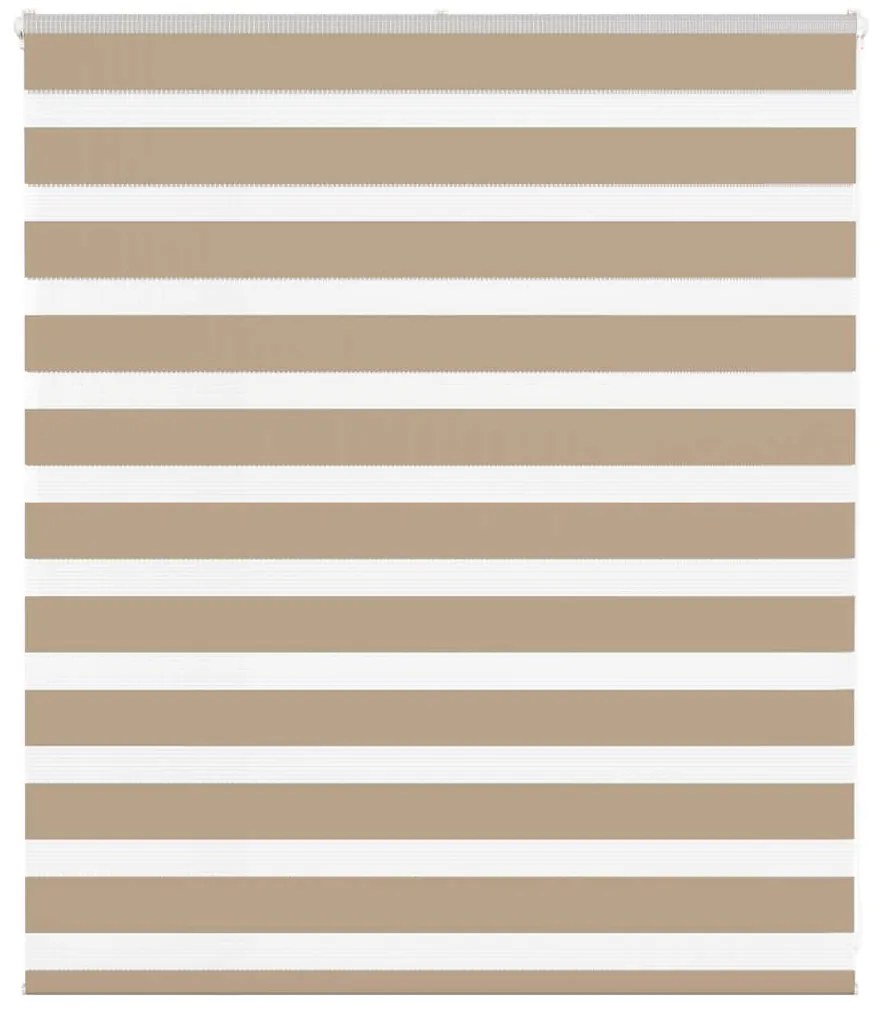 zebrafüggönnyel homokbarna szövetszélesség 130,9 cm poliészter