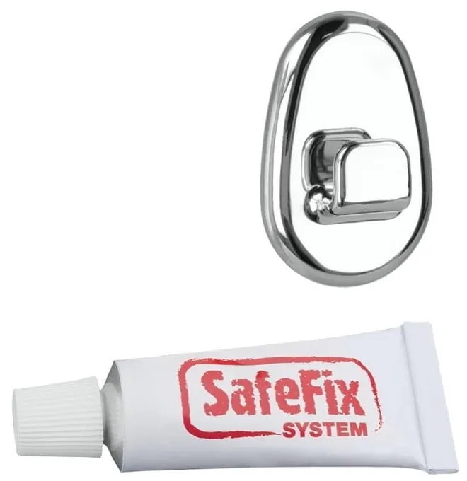 Silver 2 db-os fúrásmentes fali akasztószett - Metaltex