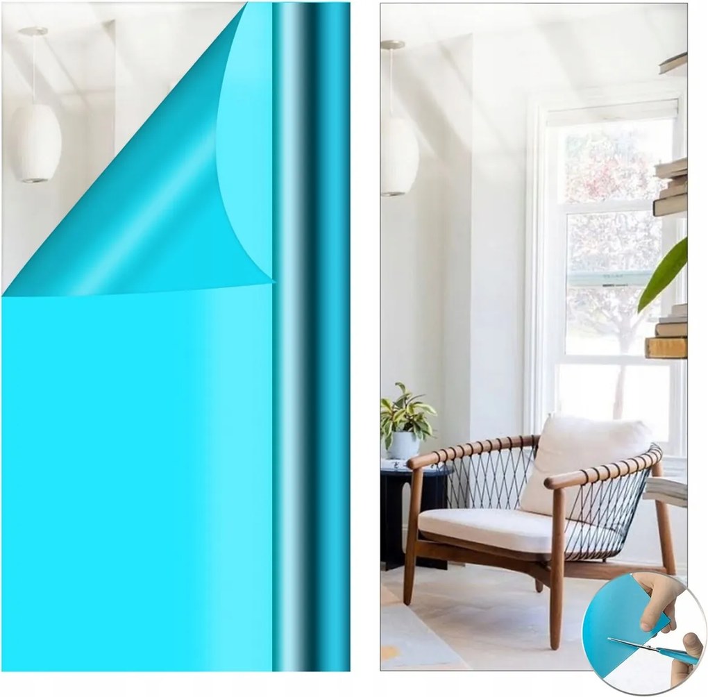 Falmatricák tükörlapokkal öntapadós fényvisszaverő fürdőszoba