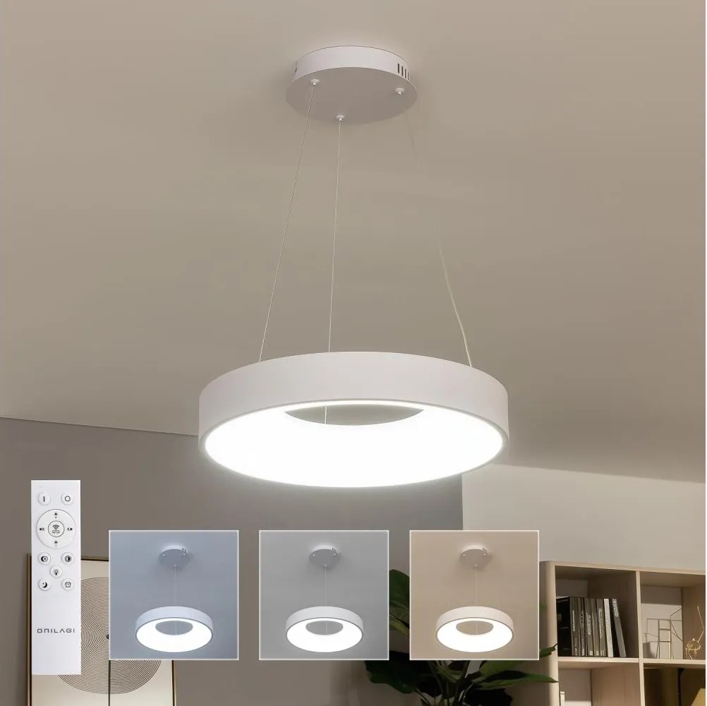 Brilagi - LED dimmelhető függeszték kábelen FALCON II LED/67W/230V átm. 40 cm fehér + távirányító