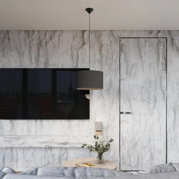 Sollux SL.1406 - Csillár zsinóron NOVA 1xE27/15W/230V átm. 40 cm fekete