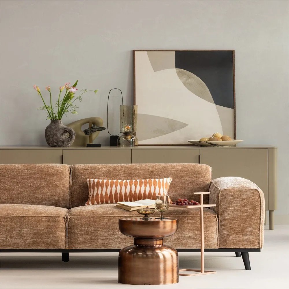 Fém tárolóasztal 22x22 cm Toste – WOOOD