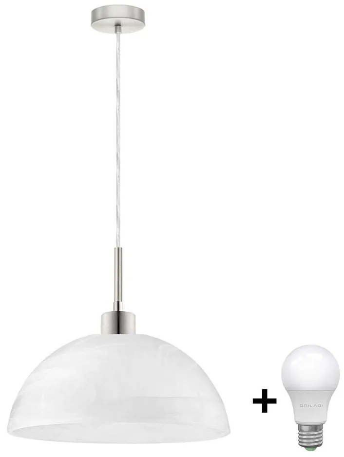 LED Csillár zsinóron 1xE27/60W/230V fehér