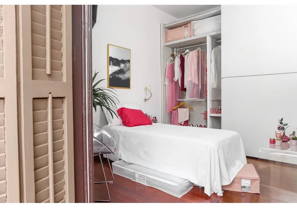 Textil ruhatároló doboz Milky – Compactor