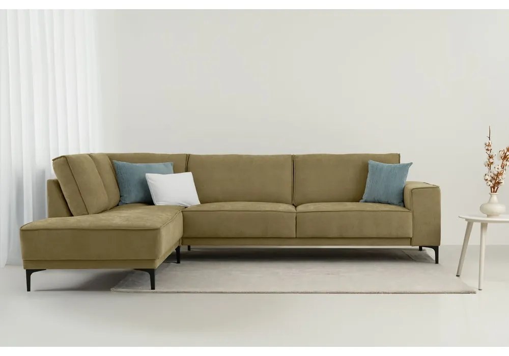 Zöld sarokkanapé (bal oldali) Copenhagen – Scandic