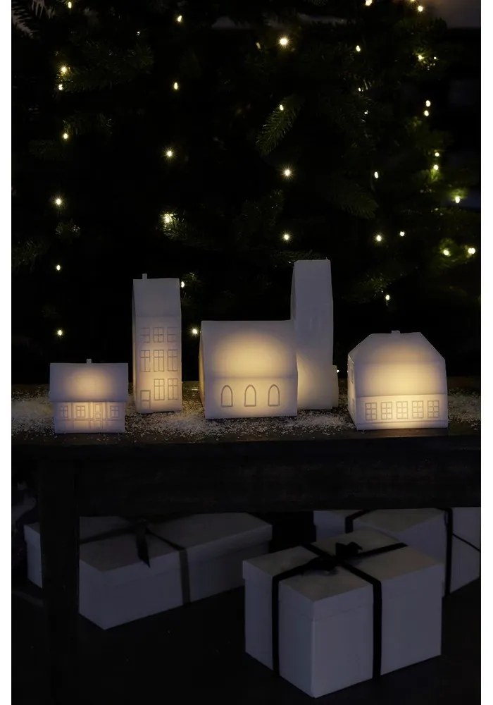 Fehér elemmel működő fénydekoráció Copenhagen City Church – Sirius