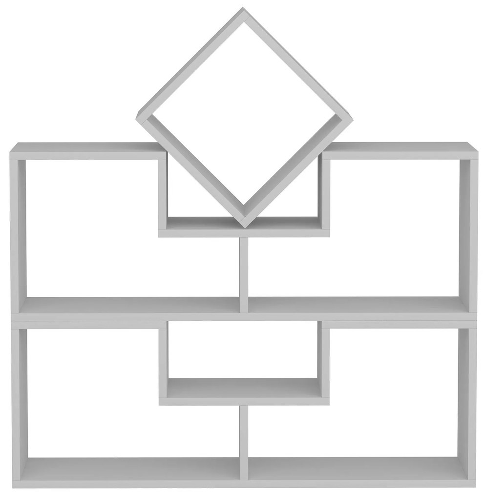 könyvespolc Beled - White