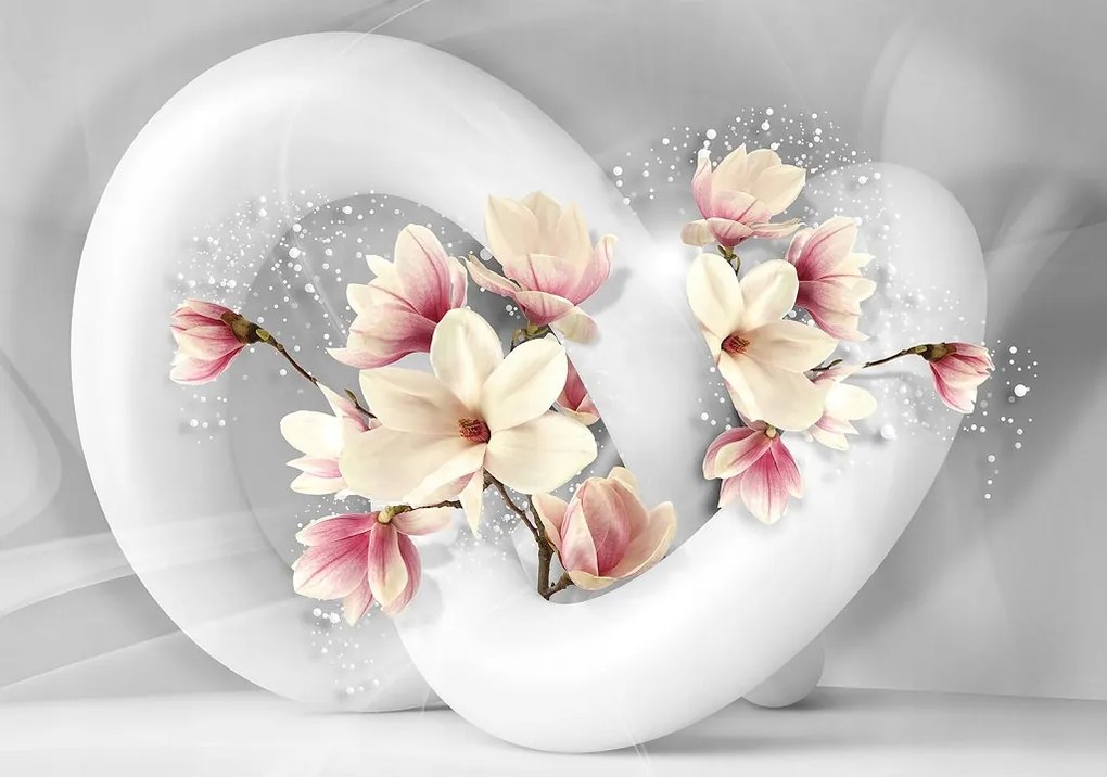 Fotótapéta Magnólia absztrakt minimalizmus hálószoba nappali 208x146 +ragasztó