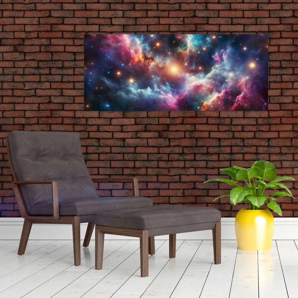 Kép - Sötét univerzum (120x50 cm)