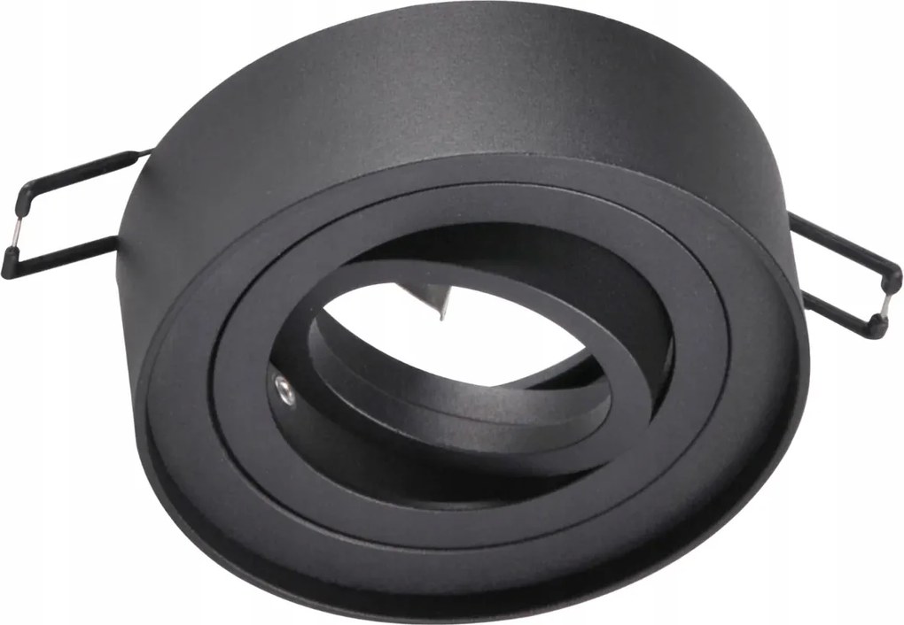 Polux Falsík alatti lámpatest fekete mozgatható Gaja R IP20 MR16 8W