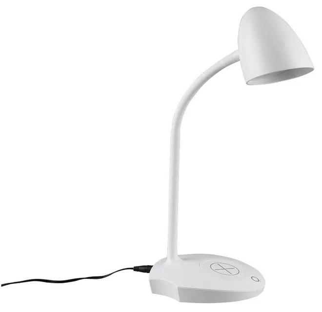Fehér LED asztali lámpa (magasság 38 cm) Load – Reality