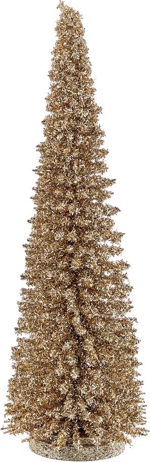 X-MAS csillámló fenyő 45 cm ,arany
