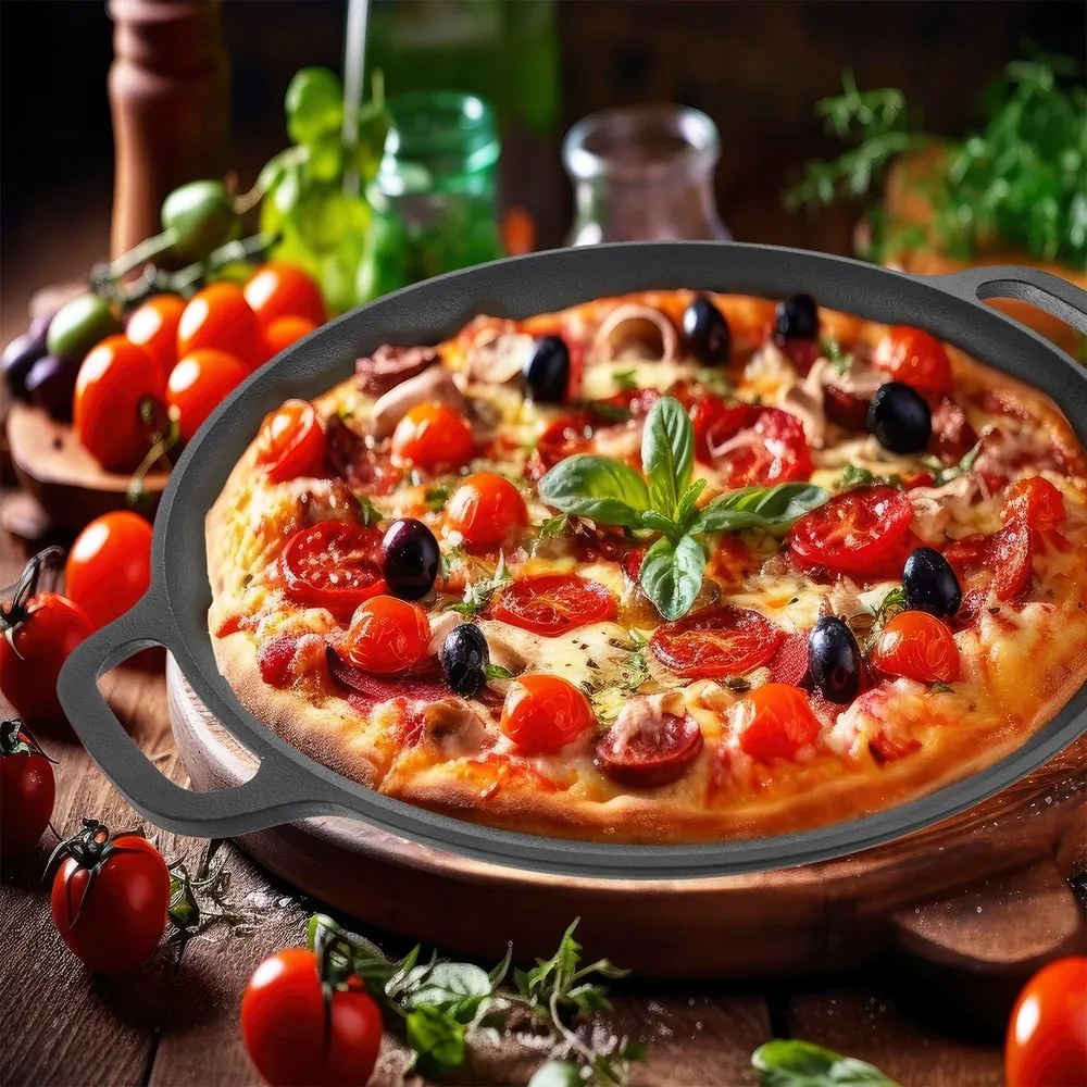 Grill öntöttvas serpenyő ø 35 cm LITINA – Orion