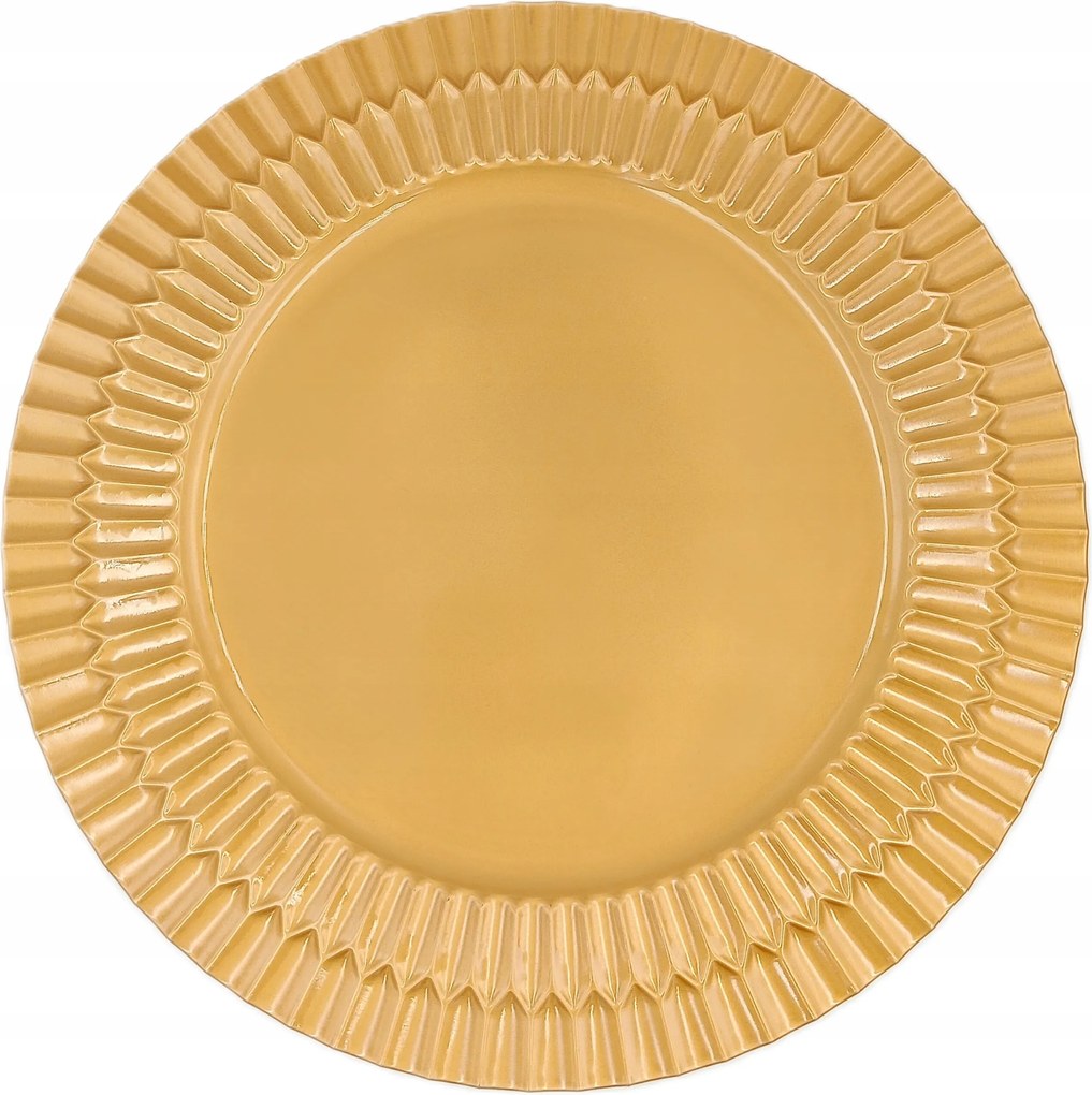Patera Tányér Dekoratív Arany Esküvői Keresztelő Ünnepség 33CM