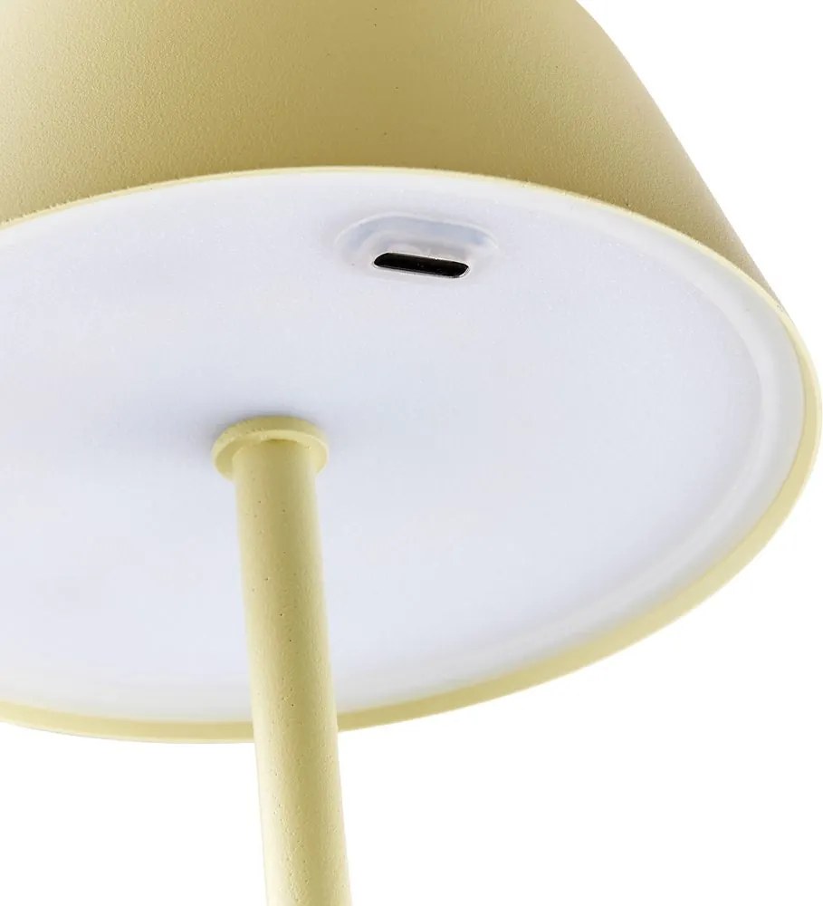 LIGHT UP LED mini asztali lámpa ,sárga