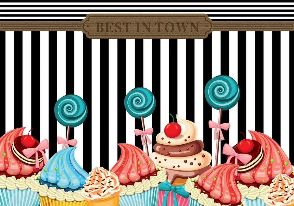 Fotótapéta - Cupcake (152,5x104 cm)