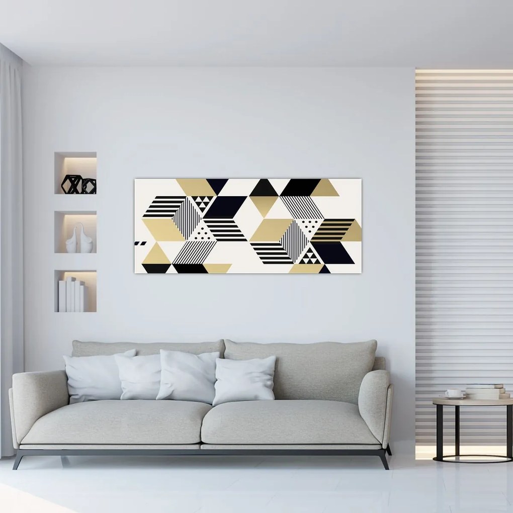 Kép - Geometriai formák N⁰1 (120x50 cm)